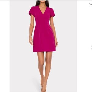 Milly Fuchsia Mini Dress